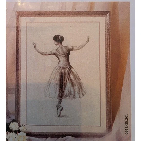 Verachtert Counted Cross Stitch Kit Sealed 2002 Ballerina Dancer 12.5
