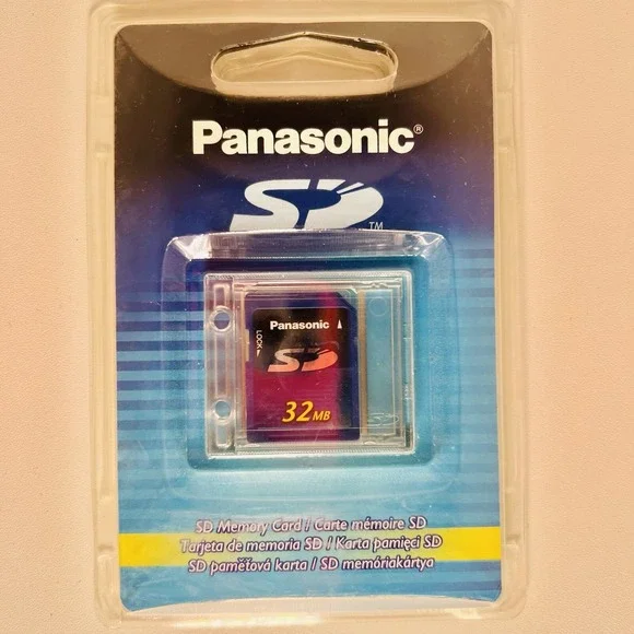 Panasonic 32 MB SD Secure Digital Memory Card RP- SD032B RP-SD032BPPA Brand New