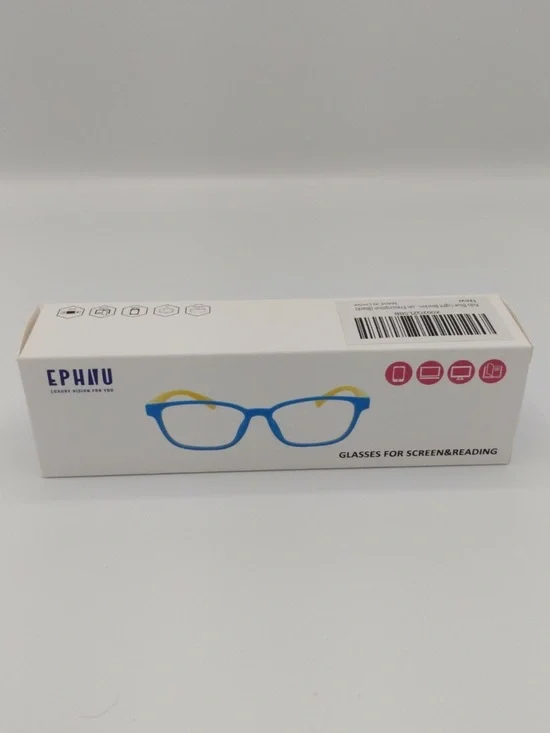 New Kids Blue Light Blocking Glasses Black for Computer/Technology One Pair