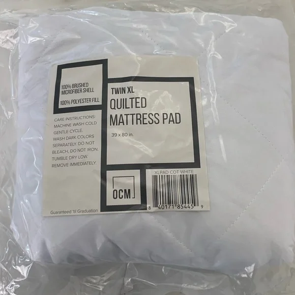 Twin XL mattress pad