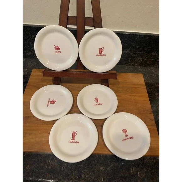 Williams Sonoma Appetizer Plates (Set of 6):
