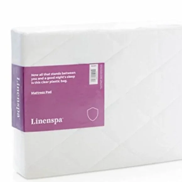 LINENSPA Quilted Microfiber Mattress Pad – Twin