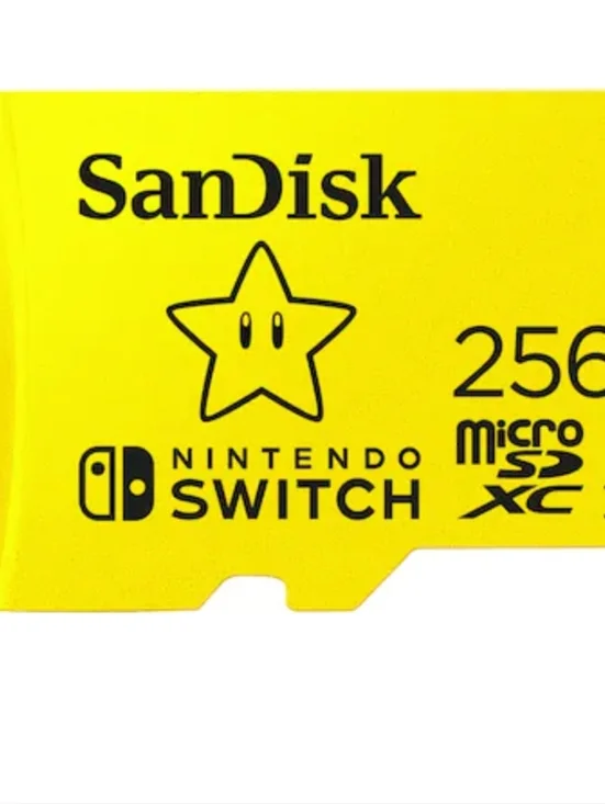 SanDisk 256GB Nintendo Switch microSDXC Card - Yellow