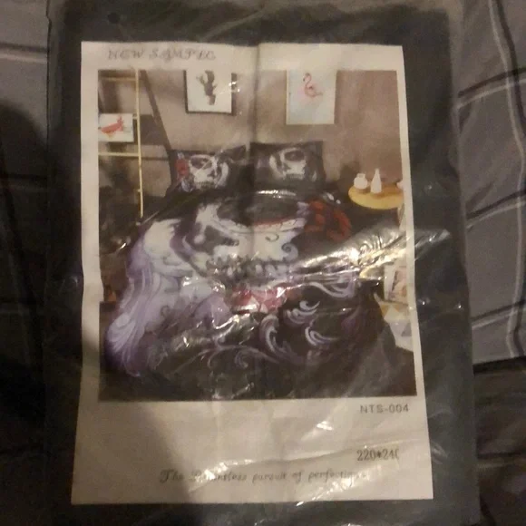 Pillow- sheet set- day of the dead scenes