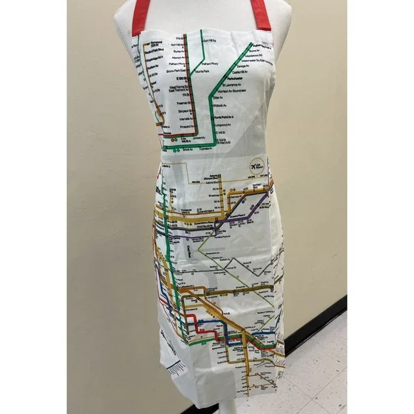 New‎ York City Subway Map APRON NWOT
