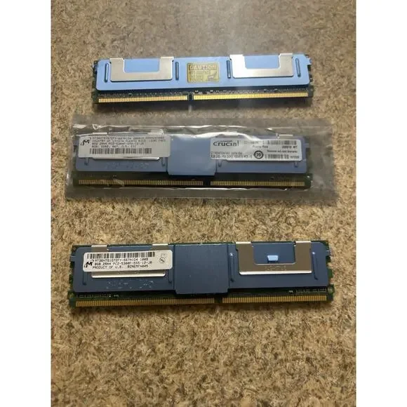 Micron 8GB PC2-5300F DDR2-667 FB-DIMM ECC Server Memory 8GB 2Rx4
