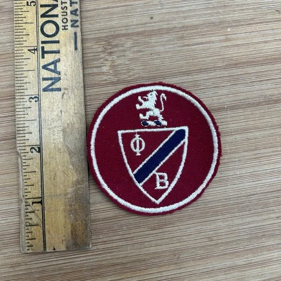 Phi Beta Vintage Patch‎ With Lion