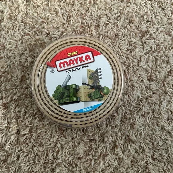 Zuru Mayka Toy Block Tape - Tan NWT