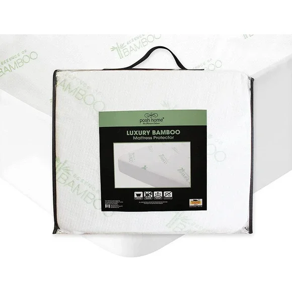 Comfort Lab Premium Bamboo Mattress Protector and Pad - Machine Washable…