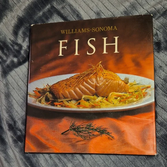 Williams Sonoma Fish Cookbook with Orange Cover