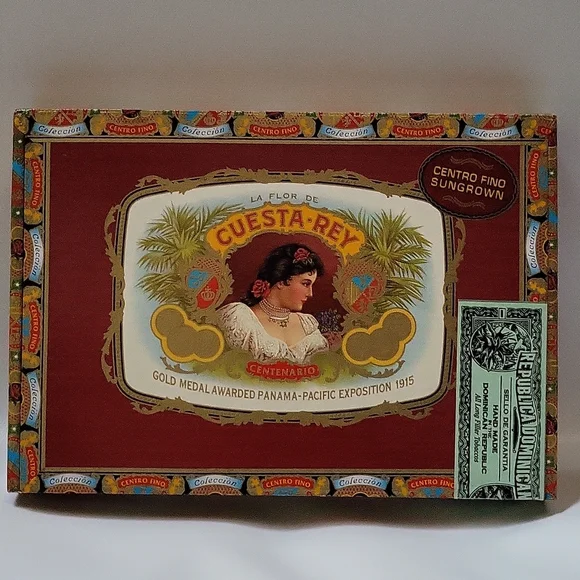 Cuesta-Rey Red Wooden Empty Cigar Craft Box