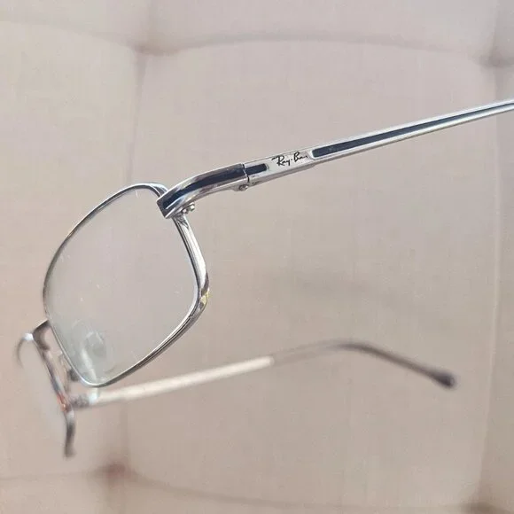 Ray-Ban Kid Young Eyeglasses Titanium Frame Silver Tone RB1008T 46[]17 125 Glass