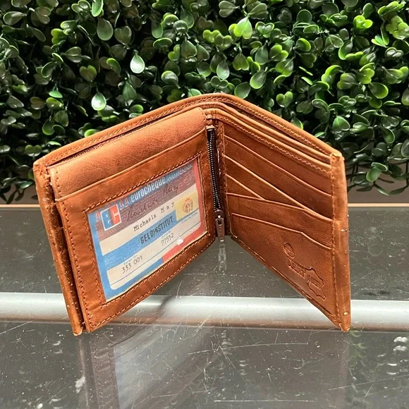 Elegant Tan Leather Wallet for Men