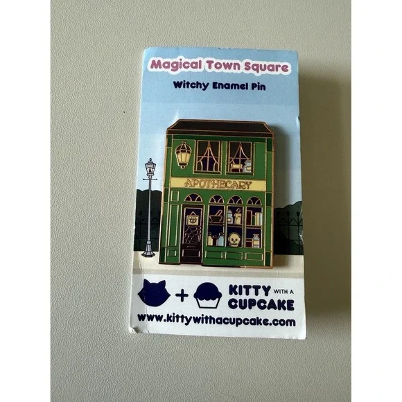 New Enamel Pin Witchy‎ Pin Magical Town Square Apothecary