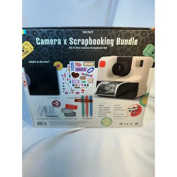 MVMT Camera and Scrapbook Bundle Arts and Craft Memories Idea Fun