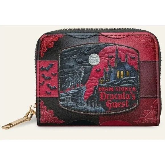 Dracula's Guest Mini Wallet Horror Goth Halloween New NWT Vampire Bram Stoker