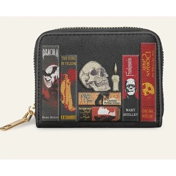 The Codex Of Gothic Tales Mini Wallet Horror Goth Halloween Deadlight Black New
