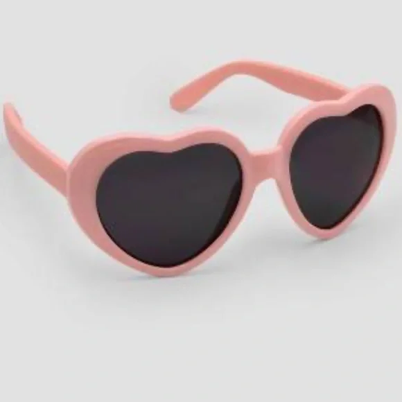 🔥 5/$25 Carter’s Just One You Toddler Girl's Pink Heart Sunglasses 100% UVA/UVB