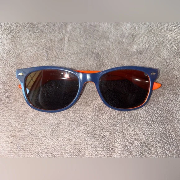 Ray-Ban Wayfarer kids navy/orange RJ9052S sunglasses