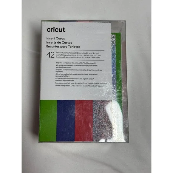 Cricut Joy Insert Cards Foil Transfer Cutaway Cards Bundle R10 4.25x5.5 5 Packs