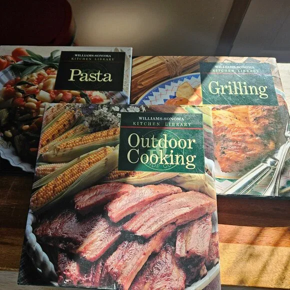 set of three Sonoma Williams cookbook collection