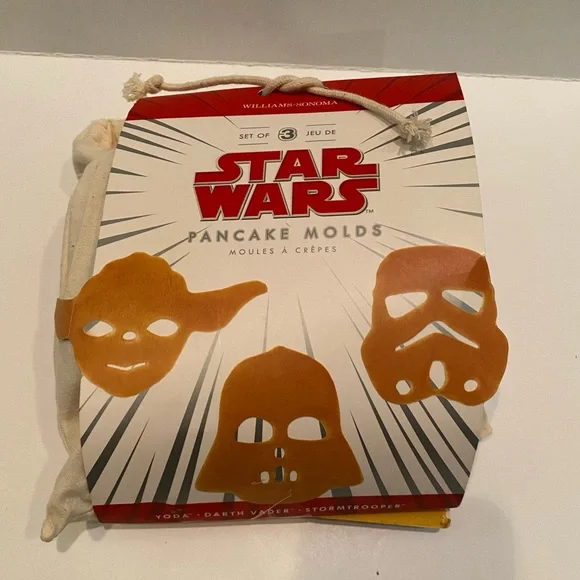 Williams Sonoma STAR WARS Non Stick Pancake Molds