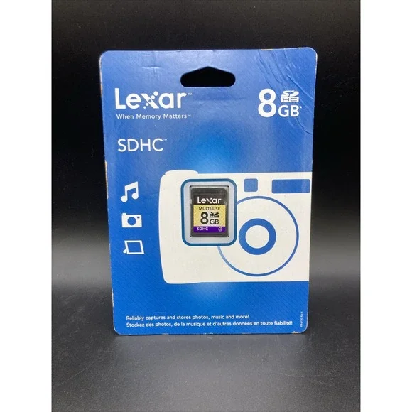 LEXAR Multi-Use 8GB - SDHC Card - NEW Authentic