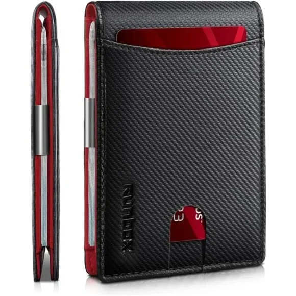 New Slim Novelty Wallets for Men RFID Blocking 11 Card Holder Minimalist