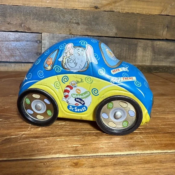 Vintage The Wubbulous‎ World of Dr. Seuss Collectible Tin Car Container Box