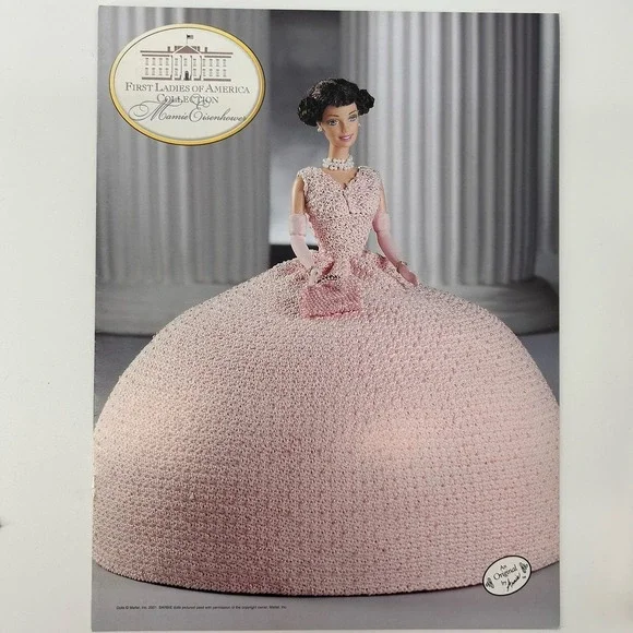 Mamie Eisenhower Barbie Crochet Pattern – First Ladies of America Collection Ann