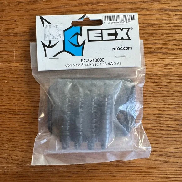 ECX ECX213000 Complete Shock Set‎ 1 18 4WD All RC Car Parts New