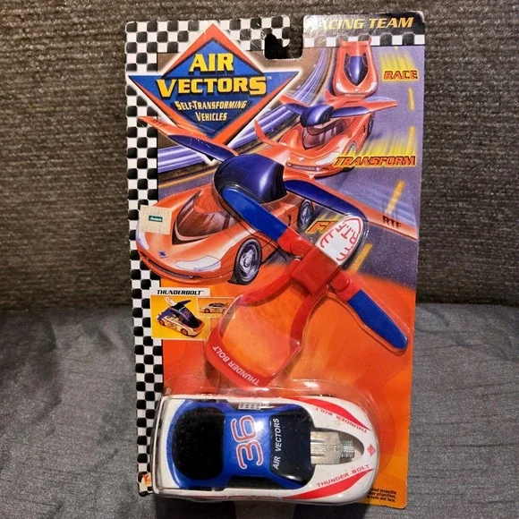 Vintage Air Vectors Self -Transforming‎ Vehicles THUNDERBOLT Yes! 1997 NIB