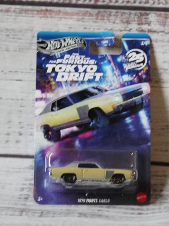 Hot Wheels Silver Series 2026 Fast & Furious: Tokyo Drift 3/5 1970 Monte Carlo