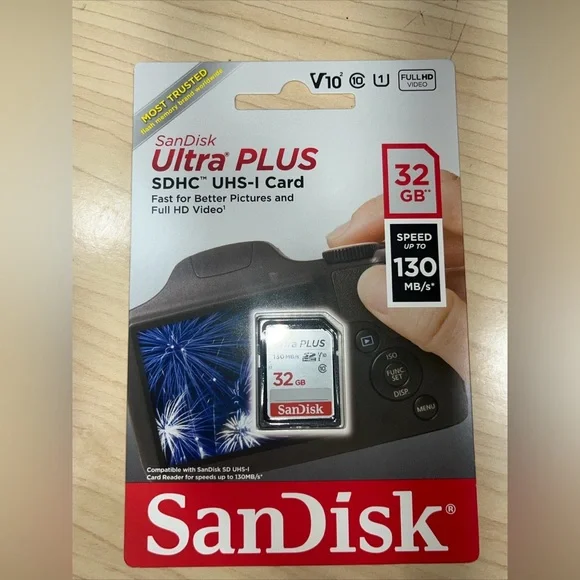 SanDisk Ultra PLUS SDHC™ UHS-I Card