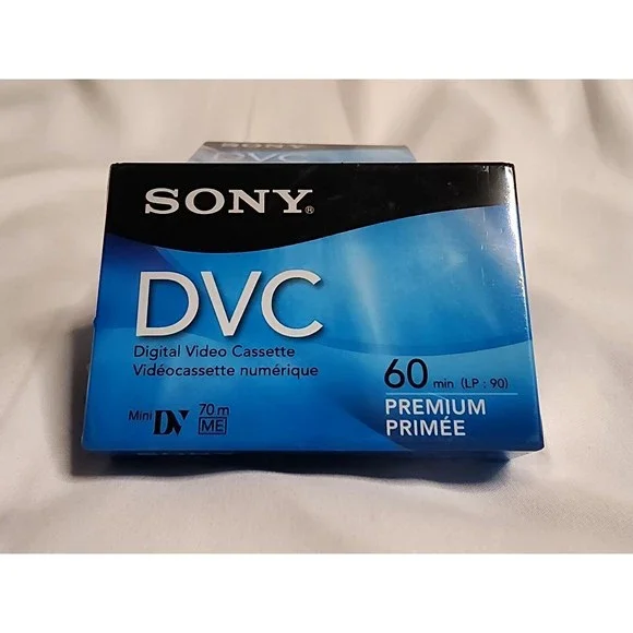NEW Sony DVC Digital Video Mini DV Premium Cassette Tape 60 Minutes LP-90 SEALED