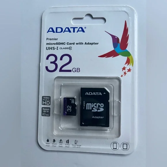 ADATA Sdhc card with adapter