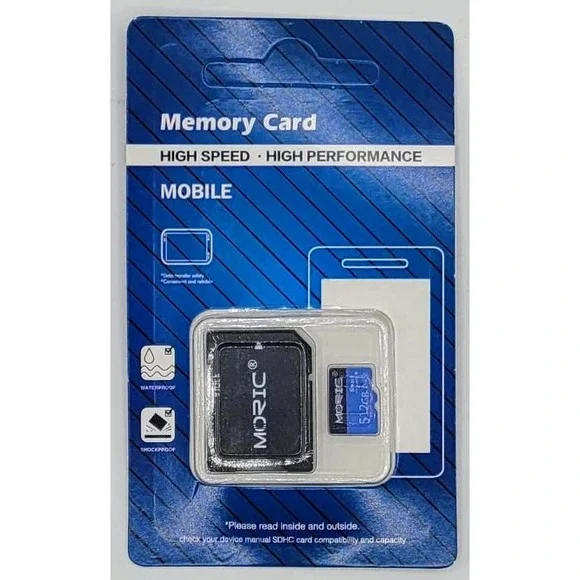 MORIC 512GB Micro SDHC High-Speed Flash Card - Smartphone/PC/Computer/Camera