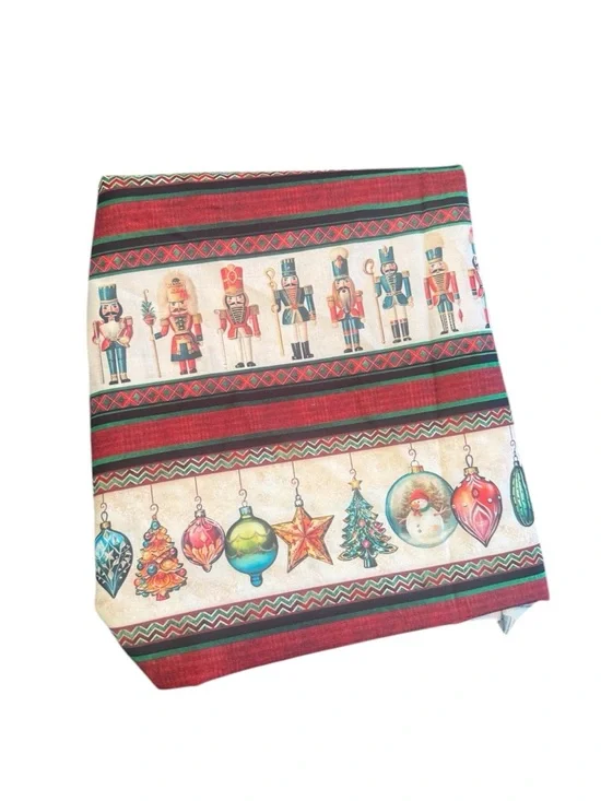 Christmas Holiday Fabric Crafting DIY Nutcrackers Ornaments Vintage Look Fabric
