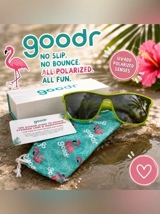 NWOT - Goodr VRG Naeon Flux Capacitor sunglasses