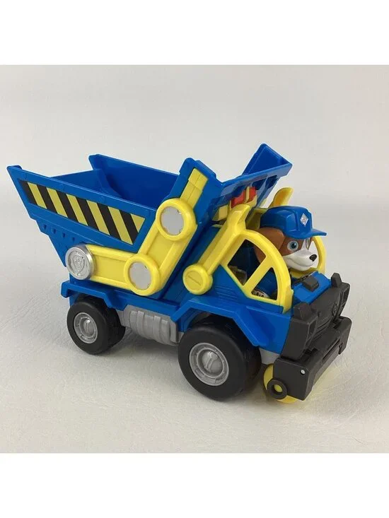 Paw Patrol Rubble & Crew Wheeler Action Figure Construction Dump Truck Vehicle