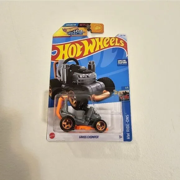 Hot Wheels Grass Chomper Mow Patrol Lawn Mower Hotwheels Lets Race 2024 Netflix