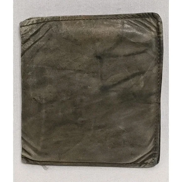 Mens Brown Wallet PRINCE‎ GARDNER Vintage Full Grain Leather American Made