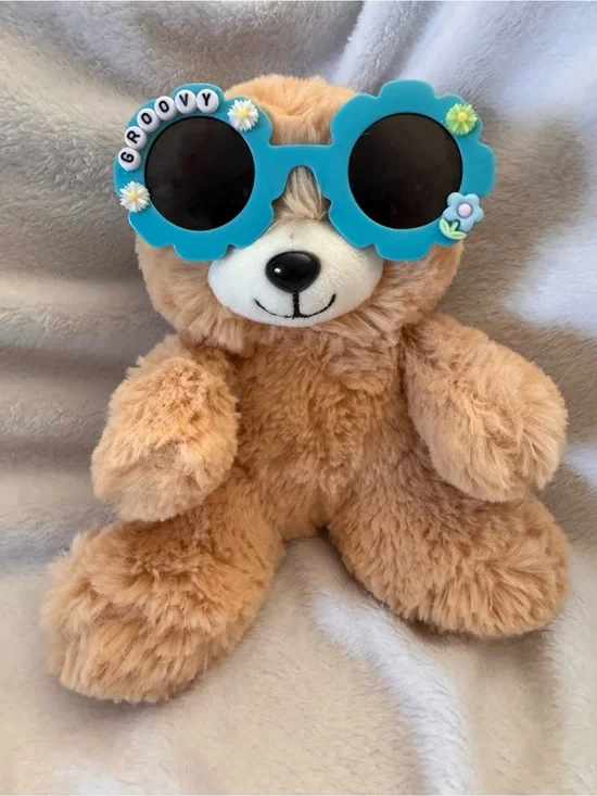 Blue Flower Shaped Girl’s Sunglasses