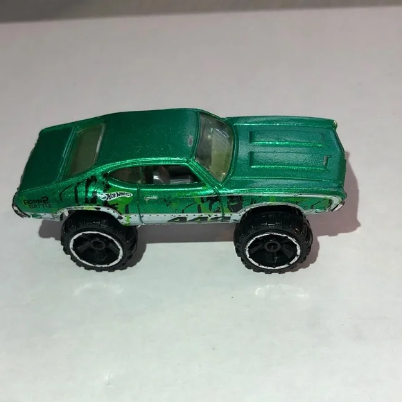 Green Olds 442 Hot Wheels