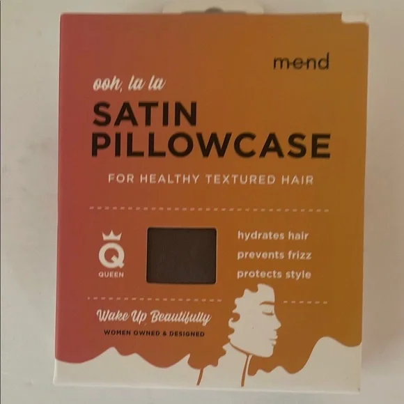 NIB MEND Satin Pillowcase