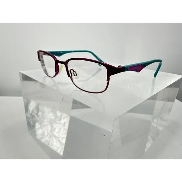 Flexon Kids Eyeglasses Frames VIRGO 664 Blue Purple Rectangular 45-18-125 (K)
