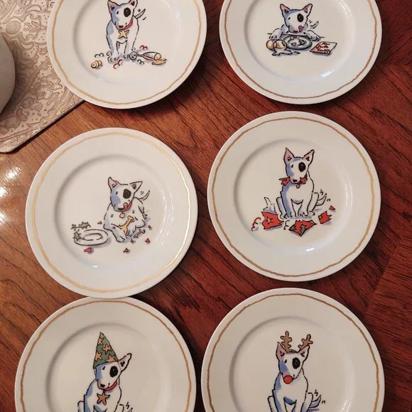 Williams Sonoma Holiday Dessert Plates