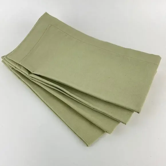 Williams Sonoma Cotton Napkins Sage 20”x20” Set of 4