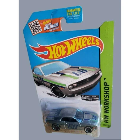 2015 Hot Wheels DODGE CHALLENGER CONCEPT ZAMAC 017 2015 HW Workshop 234/250 1:64