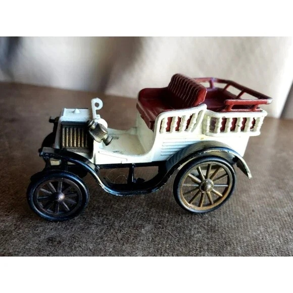 Vintage R.A.M.I By J.M.K. 1900 RENAULT TONNEAU White Freres MADE IN FRANCE 1:43